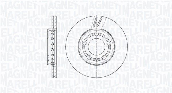 MAGNETI MARELLI Тормозной диск 361302040408